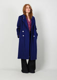 Cobalt Blue Wool Coat