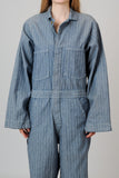 Herringbone Denim Coveralls L