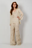 Art Deco Crochet Pant Suit