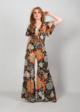 Open Back 70s Palazzo Jumpsuit