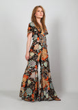 Open Back 70s Palazzo Jumpsuit