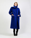 Cobalt Blue Wool Maxi Coat