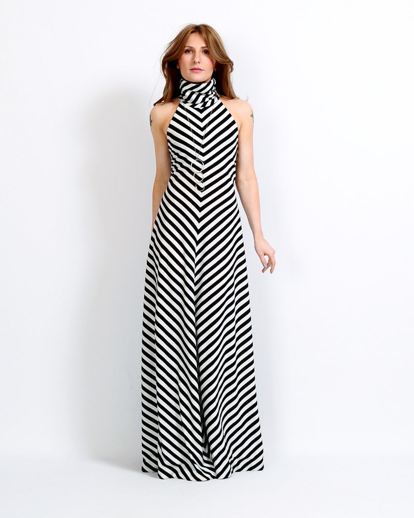 black & white chevron dress Zigzag Chevron Pattern (white/black)" A-Line Dress for Sale by designminds