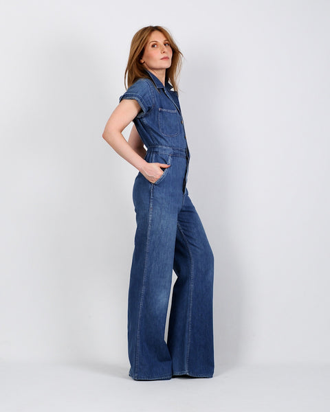 70s Denim Bellbottom Jumpsuit