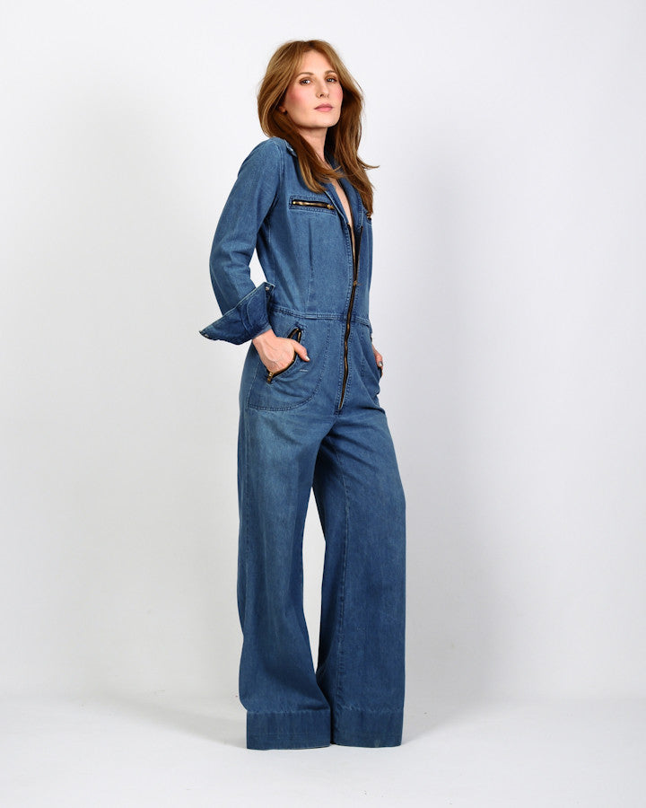 Love Me/women's Jeans Denim Jumpsuit/ Bib Overall With Removable High  Waisted Bell Bottoms Pants/ Vintage 70s Fashion Style. -  Canada
